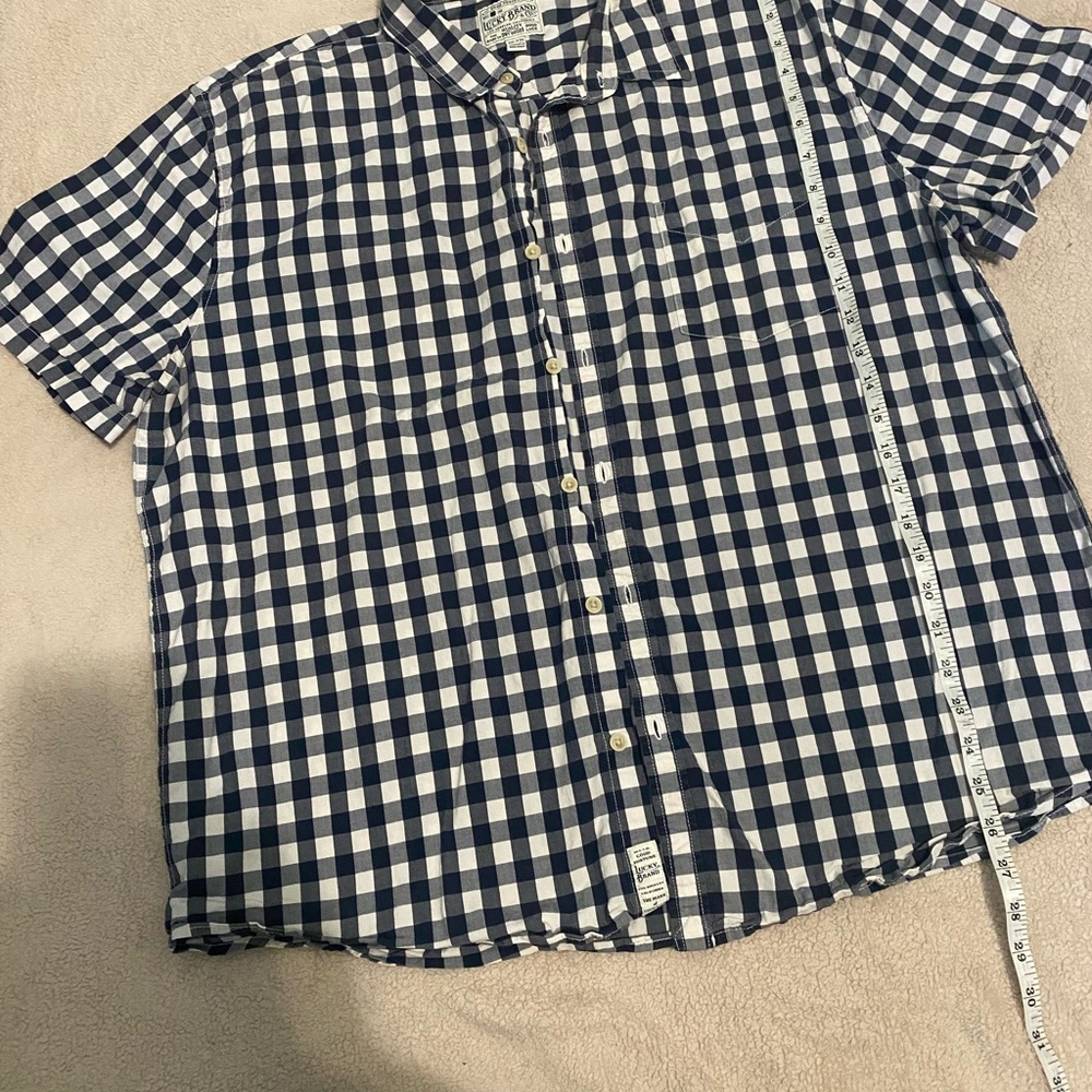 Men’s Lucky Brand Blue Button Down Shirt